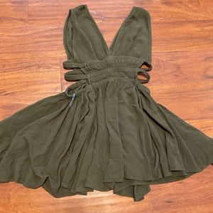 Windsor cutout cutie gauze skater dress